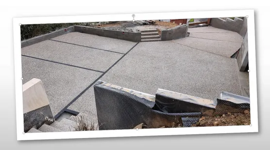 Béton désactivé (granulats ton pierre & noir) #2