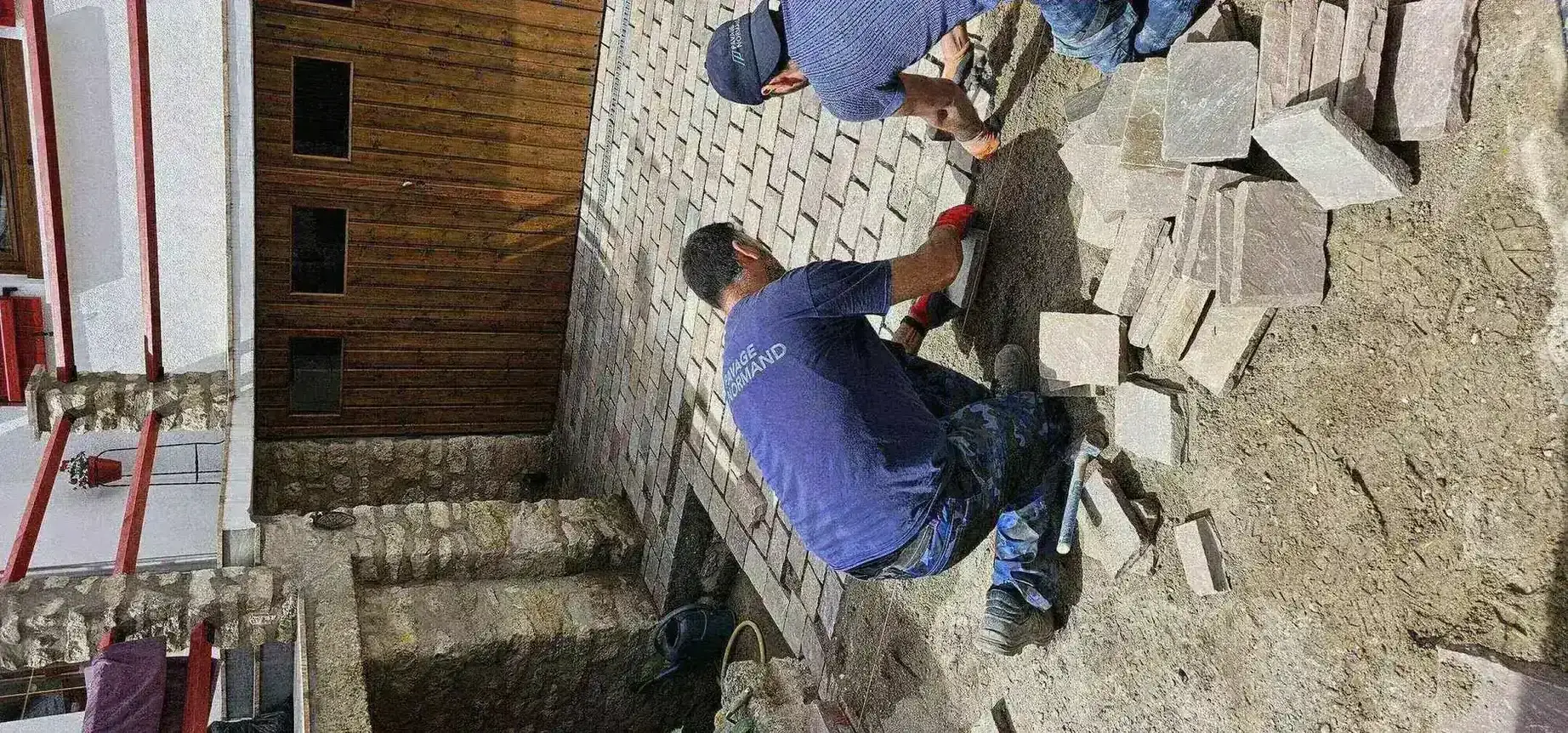 Pose de pavés en pierre naturelle : les points de vigilance